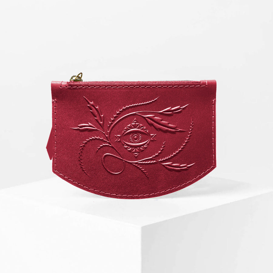 No. 424 Coin Pouch, Oxblood